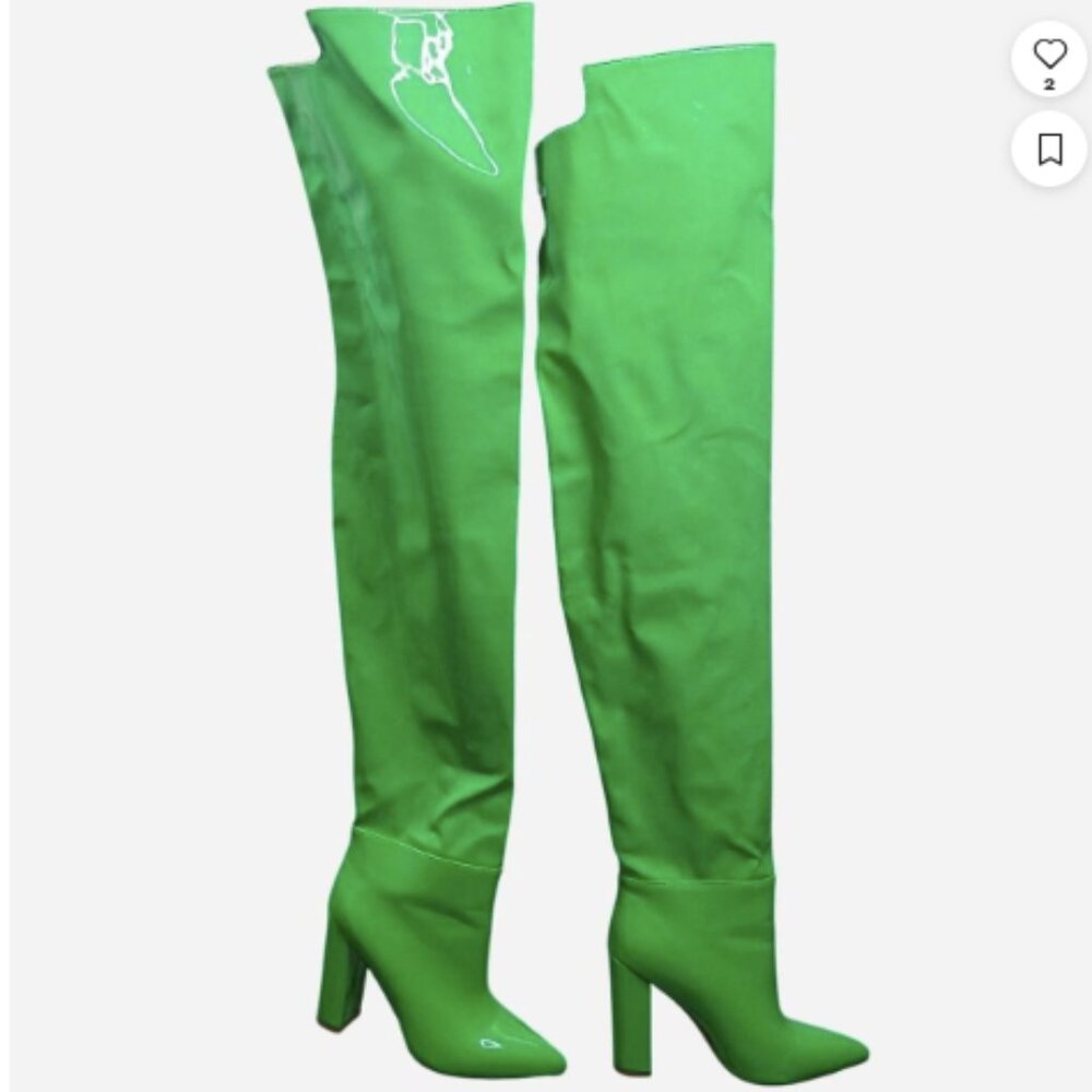 Neon Green Boots